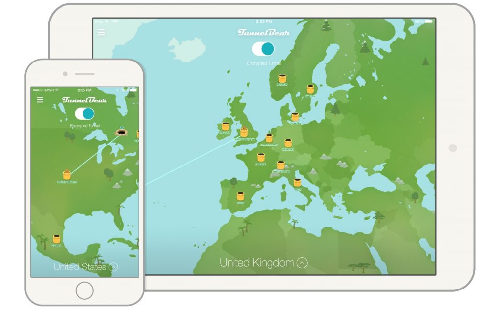 TunnelBear VPN - Bra VPN för Sverige