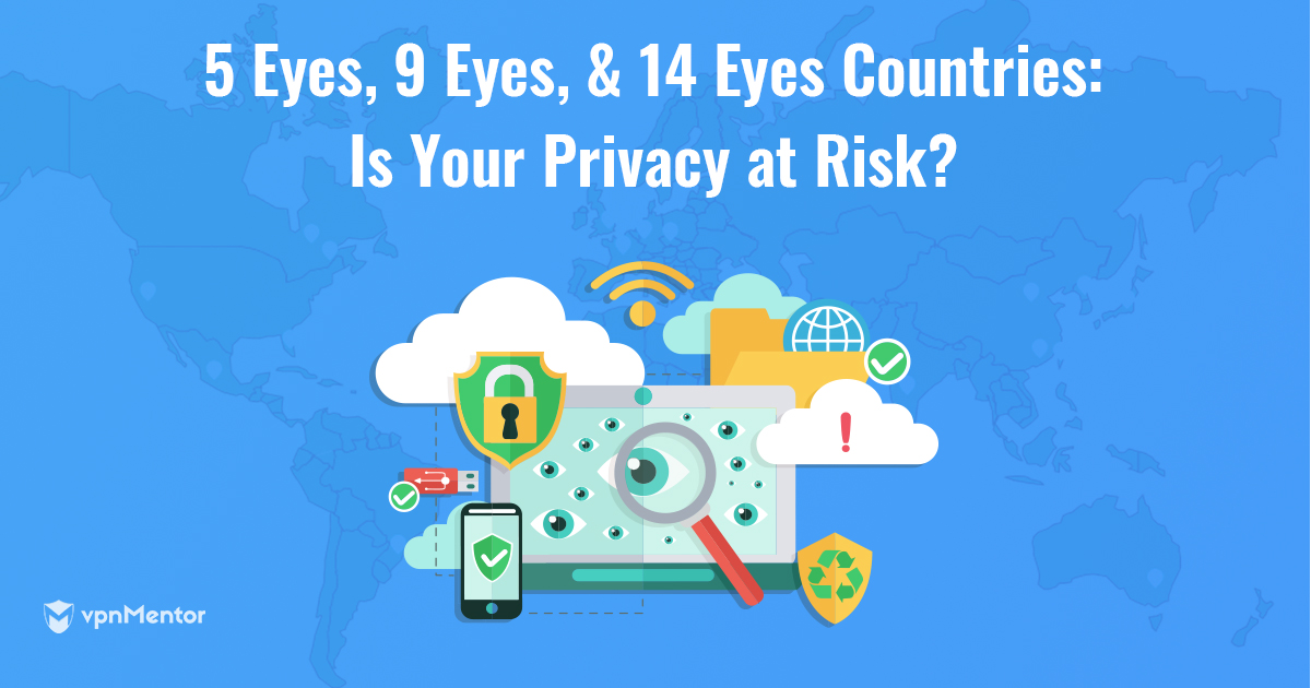 5/9/14 Eyes-länder & VPN-tjänster: All viktig info (2024)