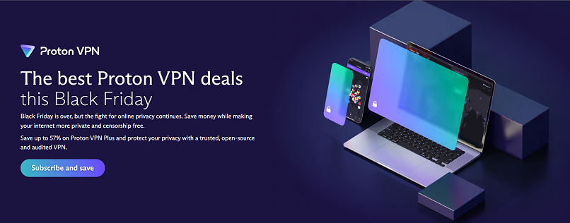 ProtonVPN offers for Black Friday and Cyber Monday